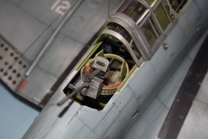 There was lot of detail work inside some of the plane cockpits